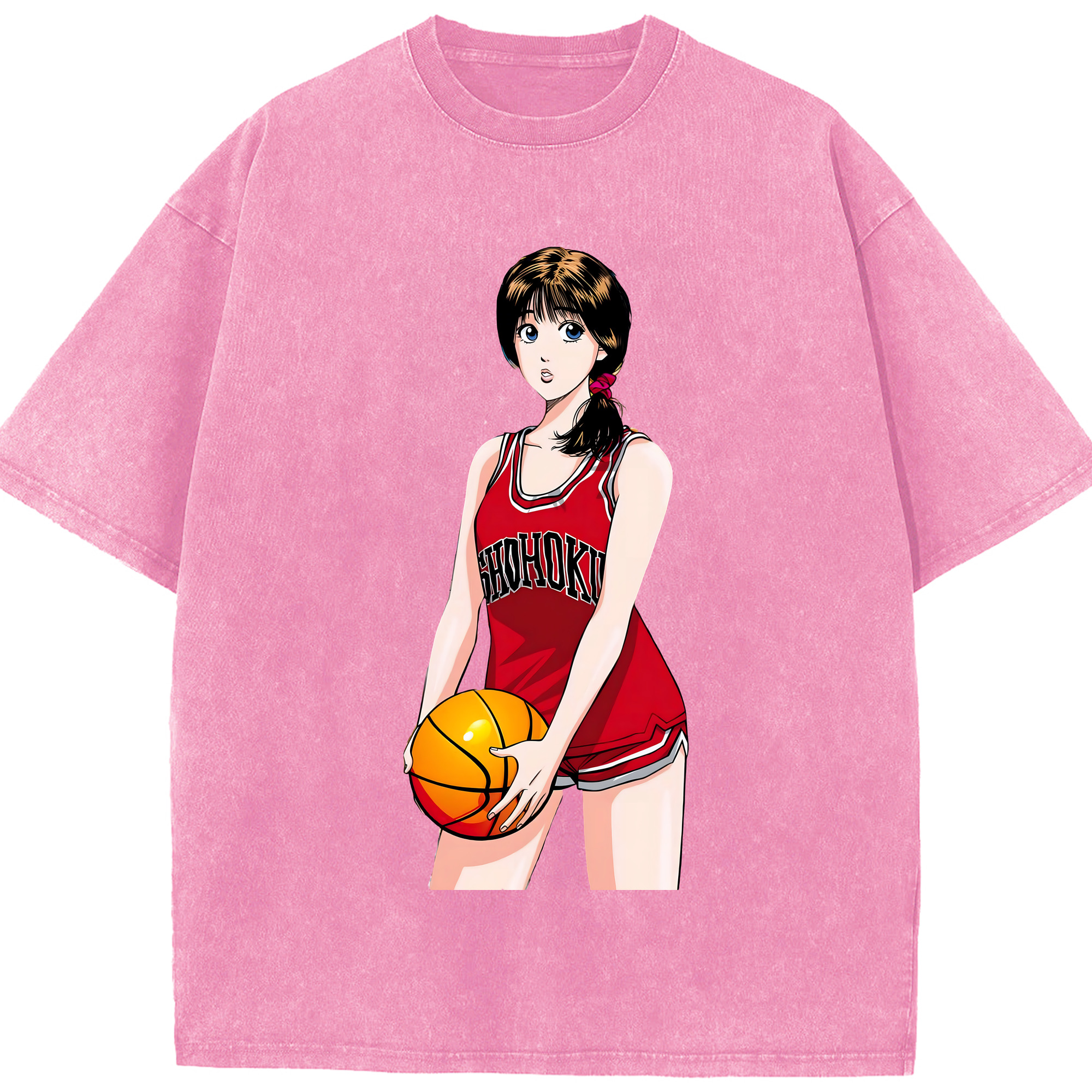 （画像用） SLAM DUNK／スラムダンク 綿100% ヴィンテージ風 半袖Tシャツ（フロントプリント）